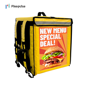 LED Food Delivery Backpack