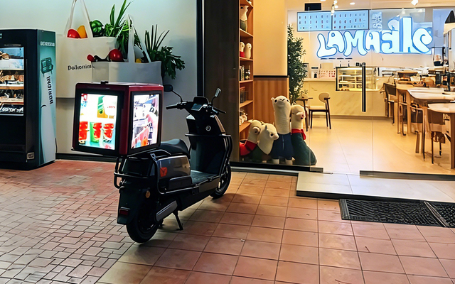 LED Food Delivery Box